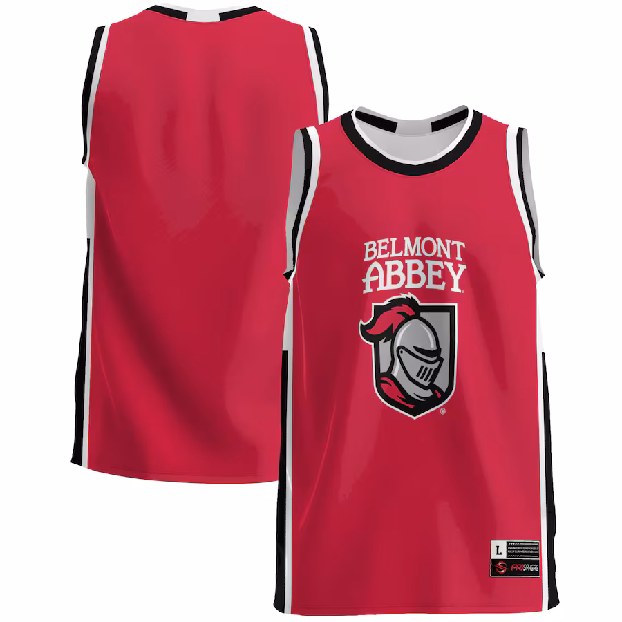 Men's GameDay Greats  Scarlet Belmont Abbey Crusaders  Lightweight Basketball Jersey - Ujersey