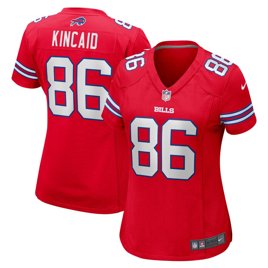Women's Buffalo Bills Dalton Kincaid Nike Red Alternate Game Jersey - Ujersey NFL Shop