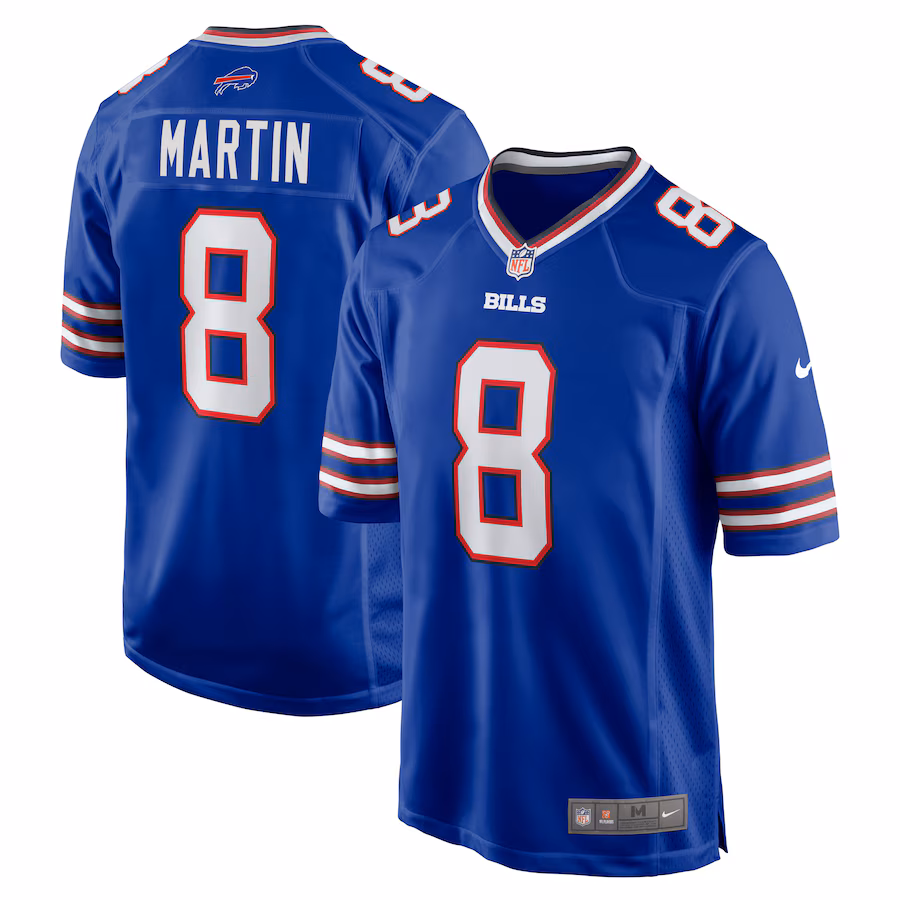 Men's Buffalo Bills Sam Martin Nike Royal Game Player Jersey - Ujersey NFL Shop