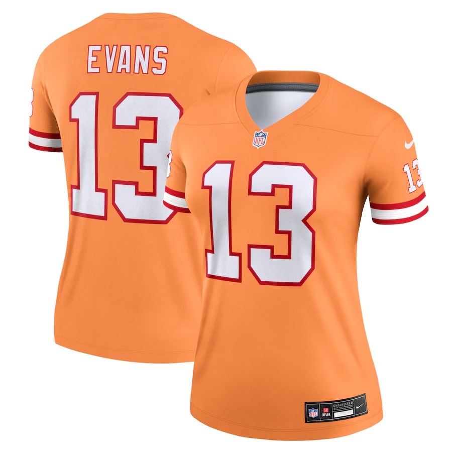 Women's Tampa Bay Buccaneers Mike Evans Nike Orange Alternate Legend Jersey - Ujersey NFL Shop