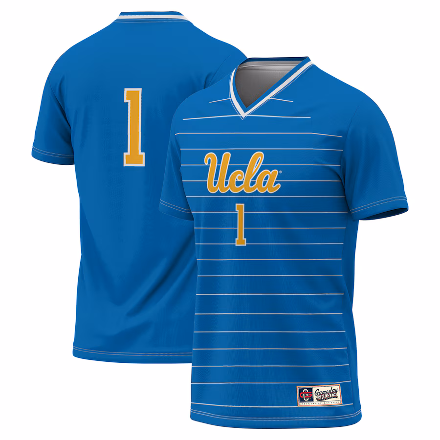 GameDay Greats #1 Blue UCLA Bruins Lightweight Soccer Fashion Jersey - Ujersey NFL Shop