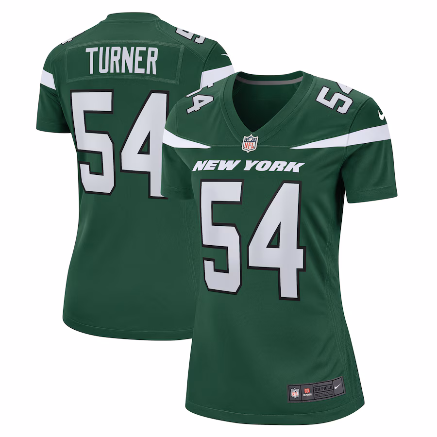 Women's New York Jets Billy Turner Nike Gotham Green  Game Jersey - Ujersey NFL Shop