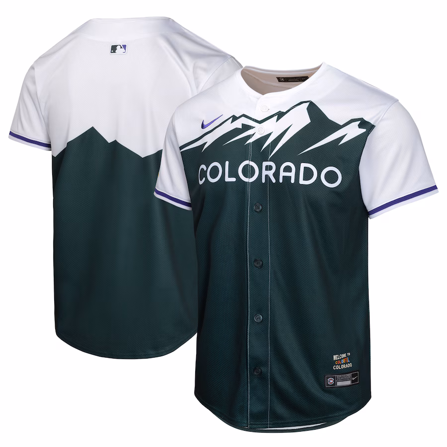 Youth Colorado Rockies  Nike Green City Connect Limited Jersey - Ujersey NFL Shop