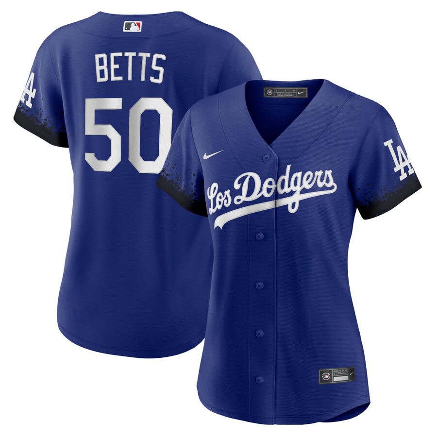 Women's Los Angeles Dodgers Mookie Betts Nike Royal City Connect Replica Player Jersey - Ujersey NFL Shop