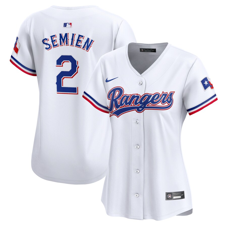 Women's Texas Rangers Marcus Semien Nike White Home Limited Player Jersey - Ujersey