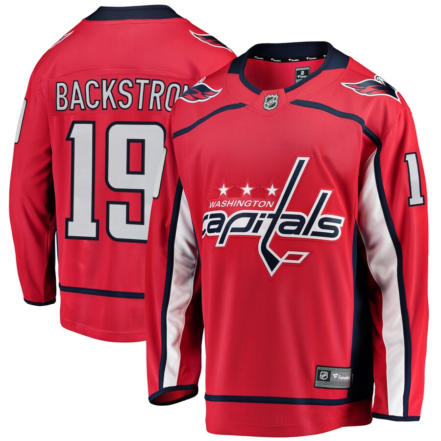Men's Washington Capitals Nicklas Backstrom Fanatics Branded Red Breakaway Player Jersey - Ujersey NFL Shop