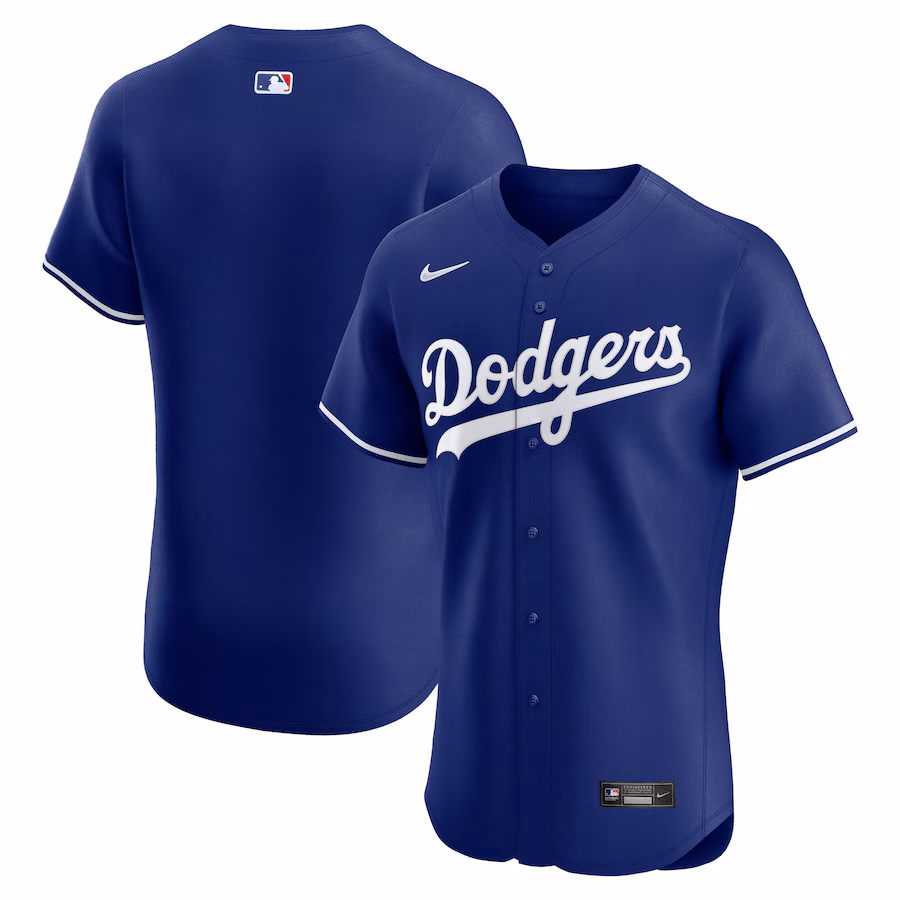 Men's Los Angeles Dodgers Nike Royal Alternate 2 Elite Jersey - Ujersey