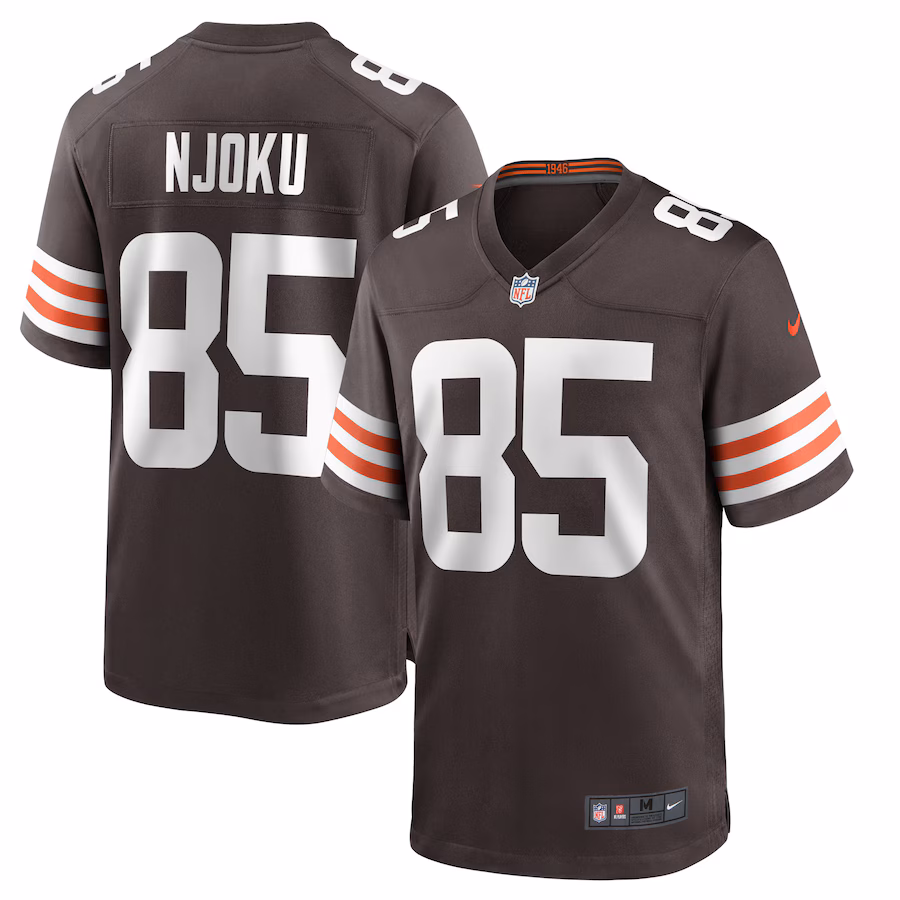 Men's Cleveland Browns David Njoku Nike Brown Player Game Jersey - Ujersey NFL Shop