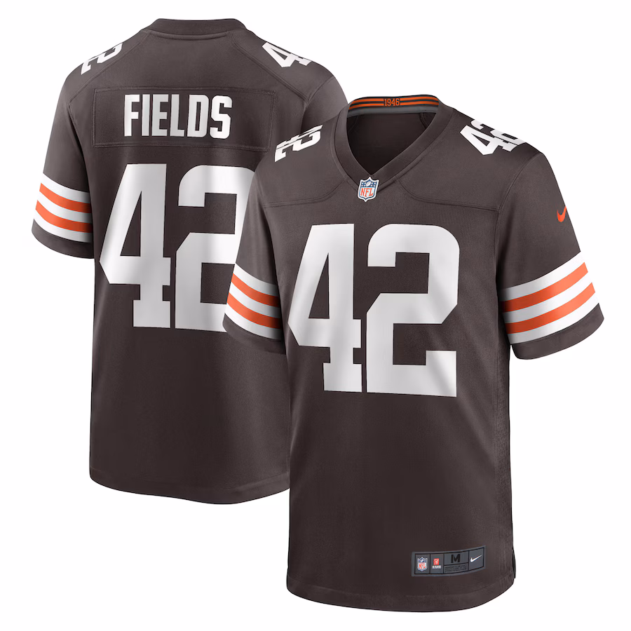 Men's Cleveland Browns Tony Fields II Nike  Brown Team Game Jersey - Ujersey NFL Shop