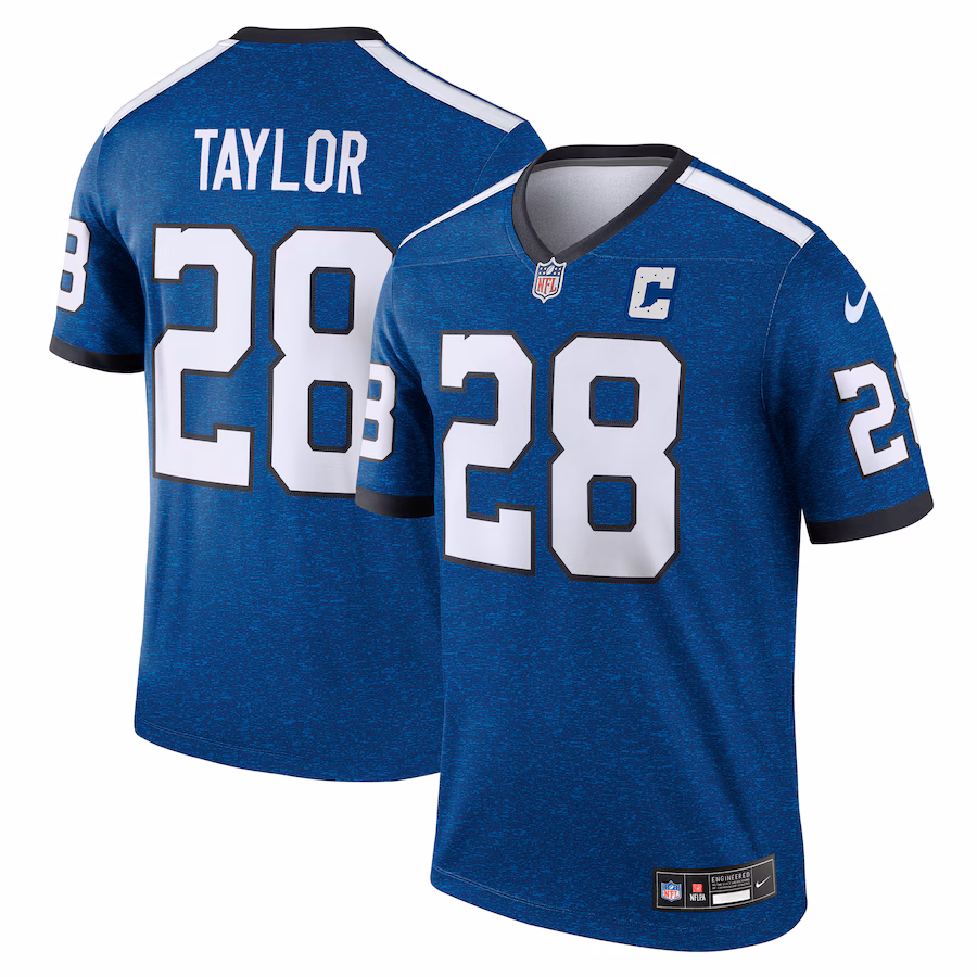 Men's Indianapolis Colts Jonathan Taylor Nike Royal Indiana Nights Alternate Legend Jersey - Ujersey NFL Shop