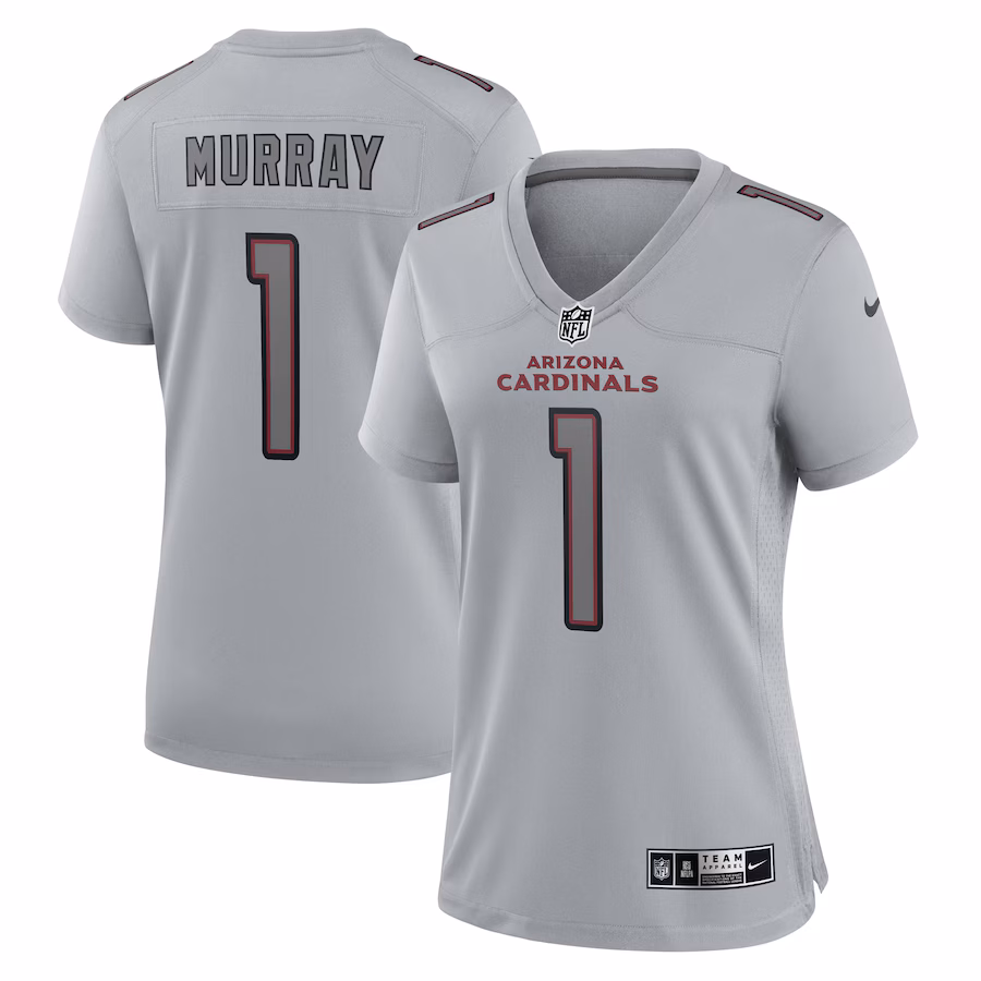 Women's Arizona Cardinals Kyler Murray Nike Gray Atmosphere Fashion Game Jersey - Ujersey
