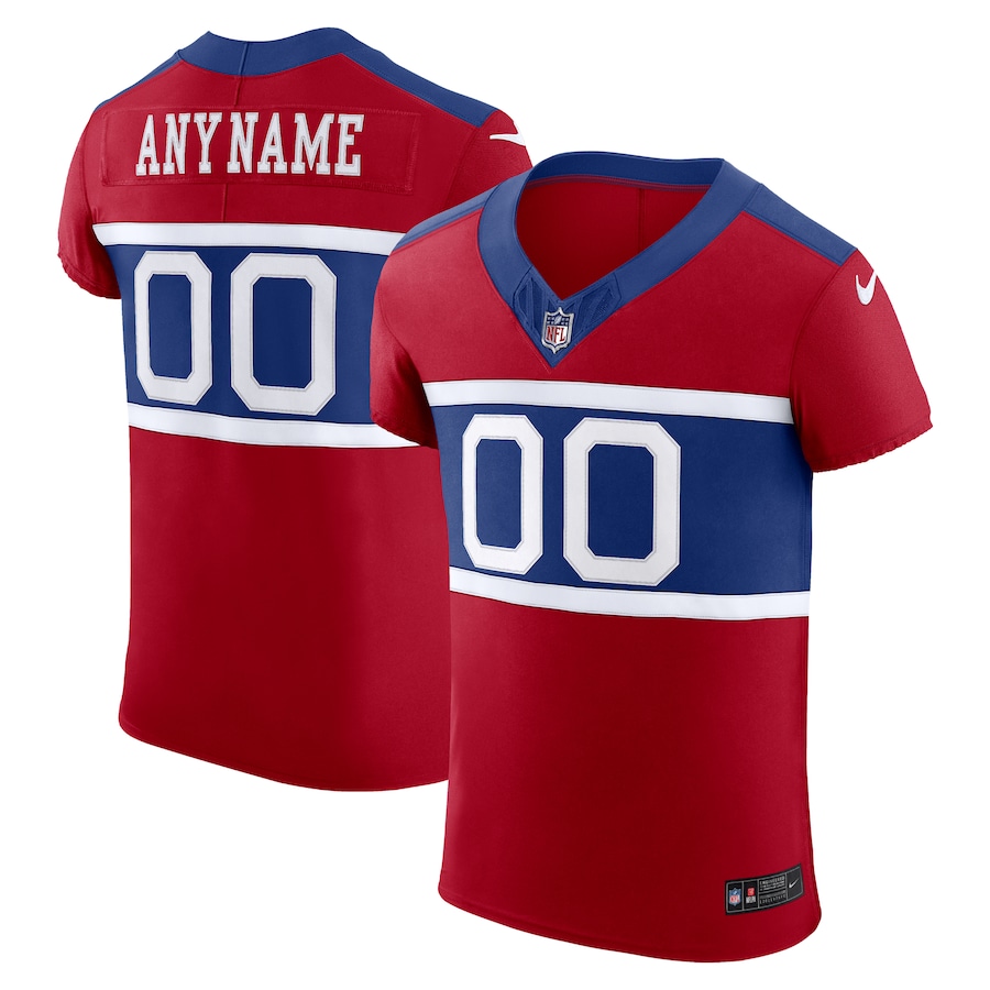 Men's New York Giants Nike Red Alternate Vapor F.U.S.E. Elite Custom Jersey - Ujersey NFL Shop