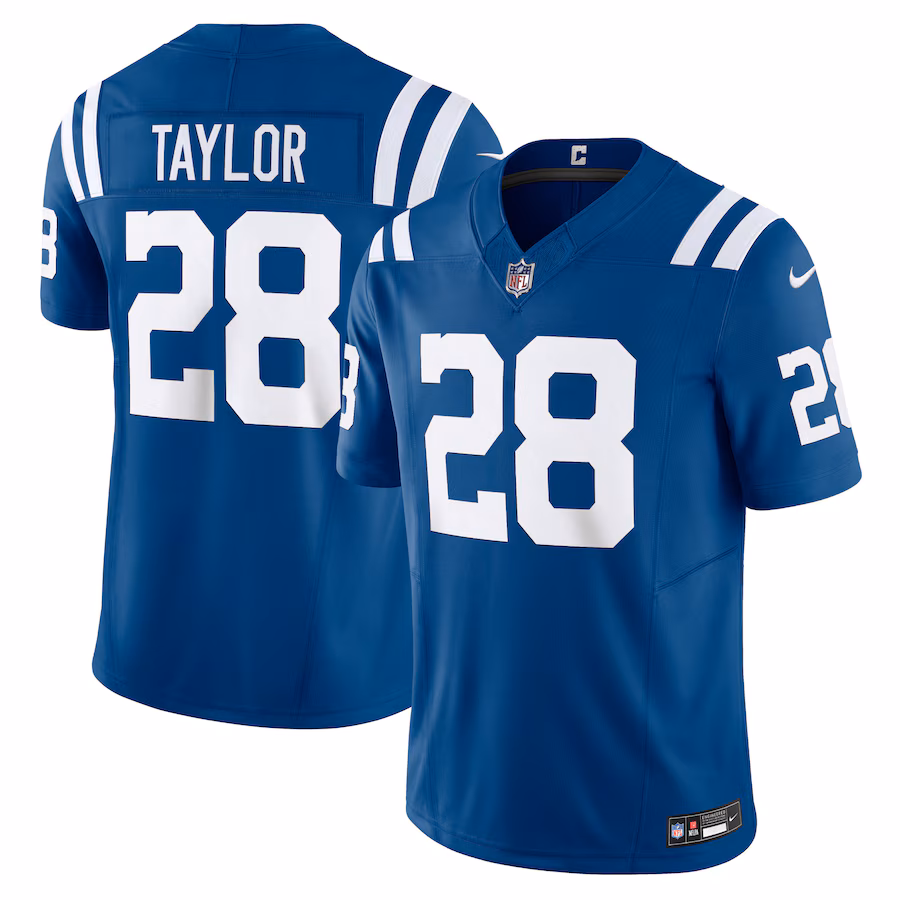 Men's Indianapolis Colts Jonathan Taylor Nike Royal Vapor F.U.S.E. Limited Jersey - Ujersey NFL Shop