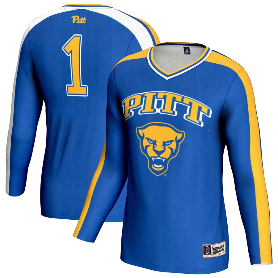 Unisex GameDay Greats Royal Pitt Panthers #1 Lightweight Volleyball Fashion Jersey - Ujersey NFL Shop
