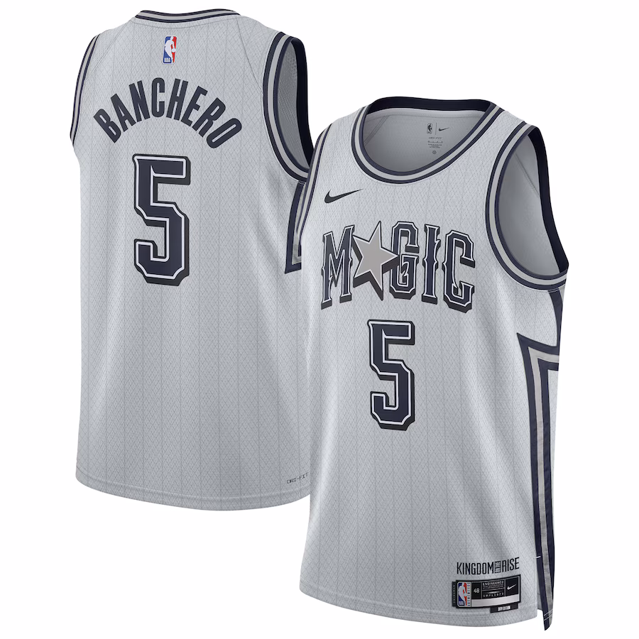 Unisex Orlando Magic Paolo Banchero Nike Silver 2024/25 Swingman Player Jersey - City Edition - Ujersey NFL Shop