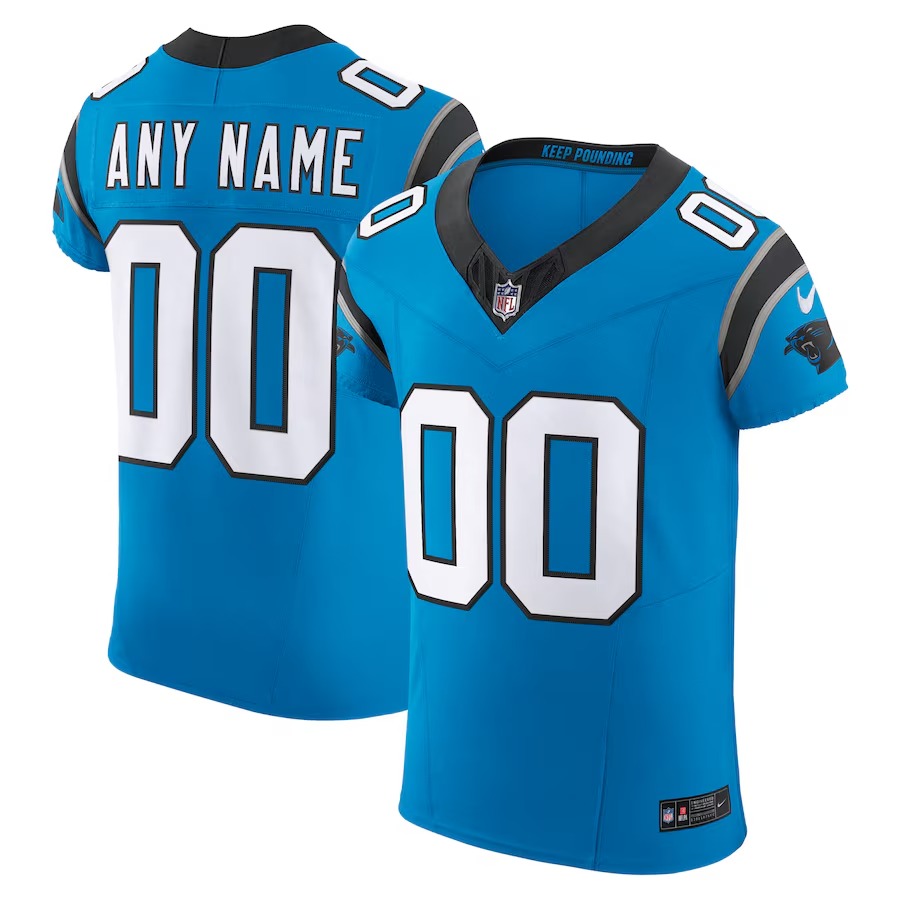 Men's Carolina Panthers Nike Blue Vapor F.U.S.E. Elite Custom Jersey - Ujersey NFL Shop