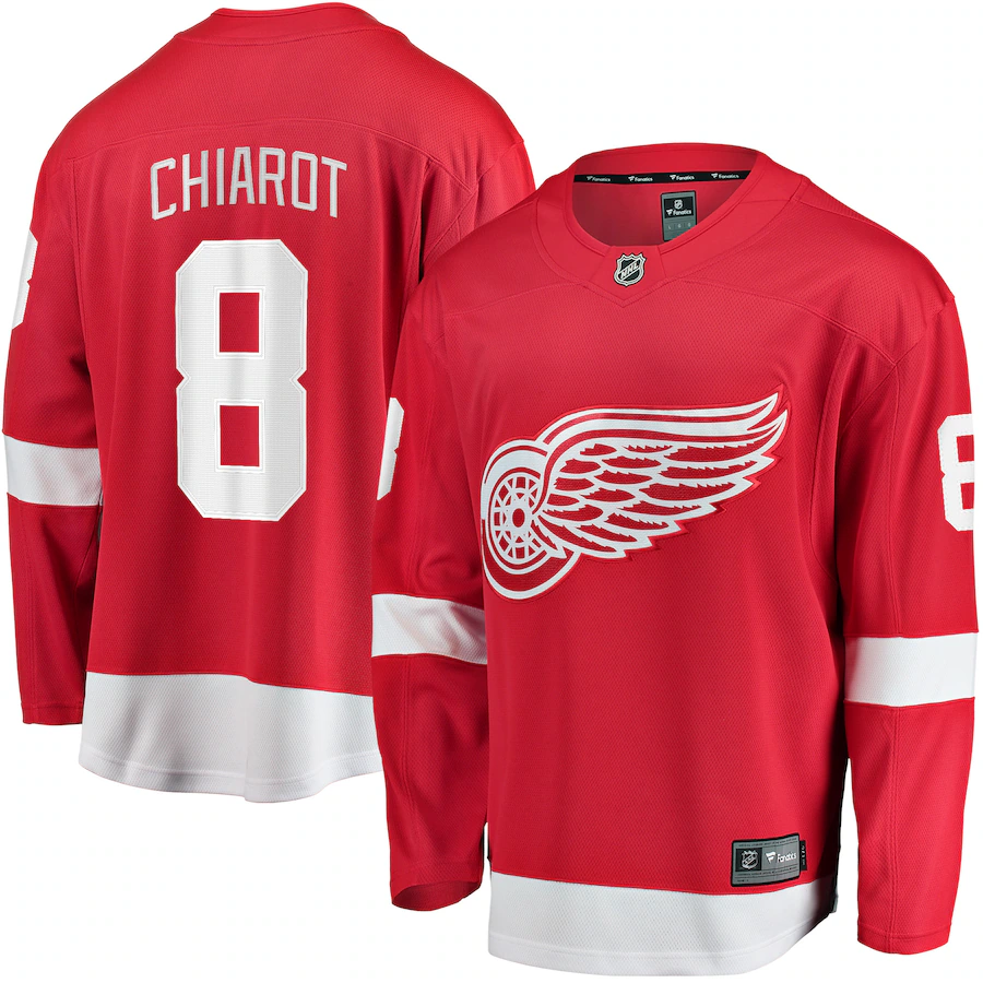 Men's Detroit Red Wings Ben Chiarot Fanatics Red Home Breakaway Player Jersey - Ujersey NFL Shop