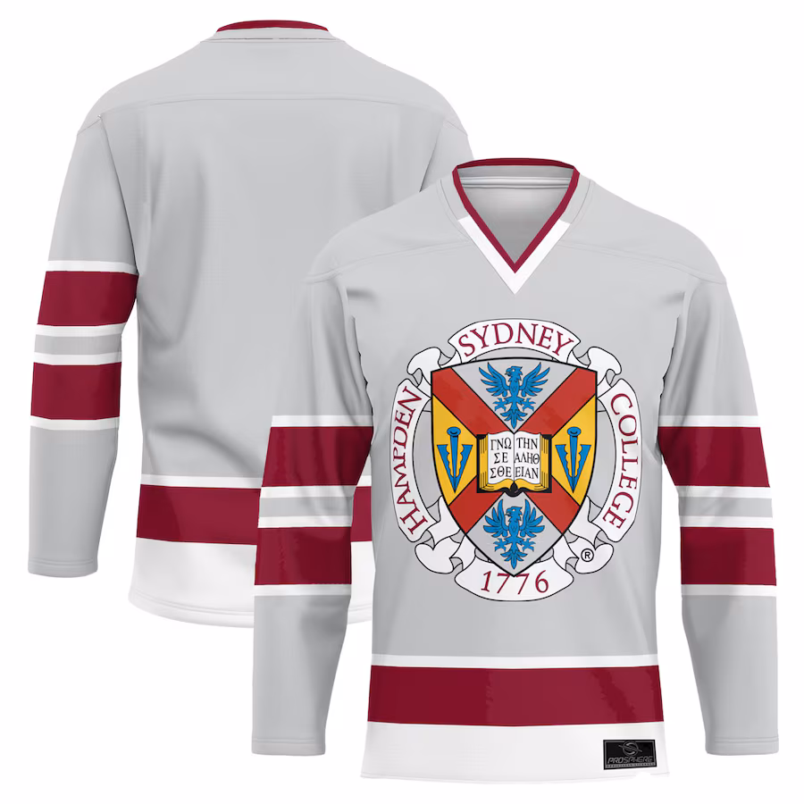 Men's ProSphere Red Hampden-Sydney College Tigers Hockey Hockey Jersey - Ujersey