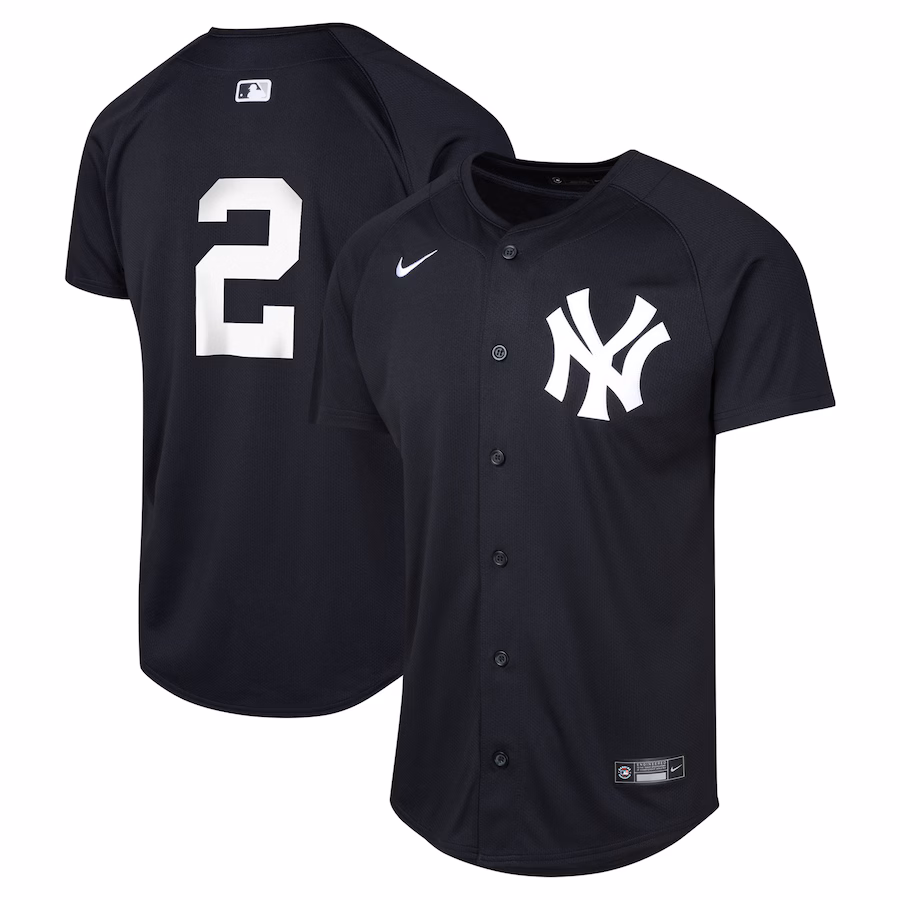 Youth New York Yankees Derek Jeter Nike Navy Alternate Limited Player Jersey - Ujersey