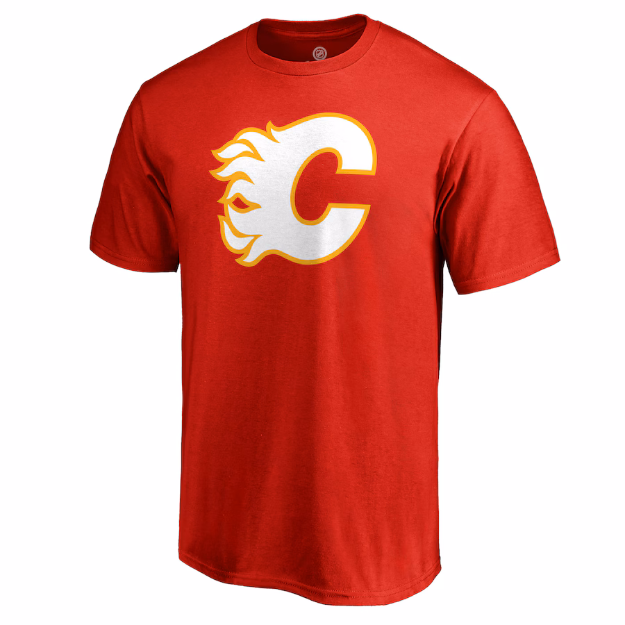 Men's Calgary Flames Red Team Alternate T-Shirt - Ujersey NFL Shop