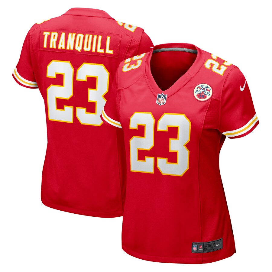Women's Kansas City Chiefs Drue Tranquill Nike Red Game Player Jersey - Ujersey NFL Shop