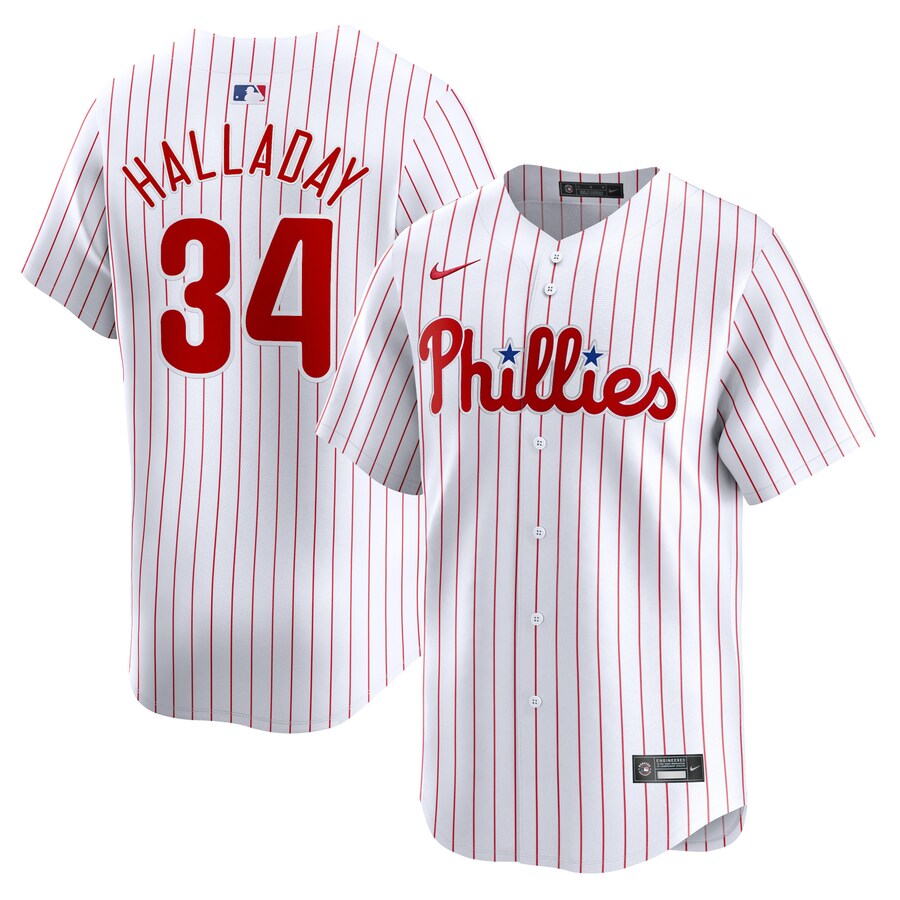 Men's Philadelphia Phillies Roy Halladay Nike White Home Limited Player Jersey - Ujersey NFL Shop