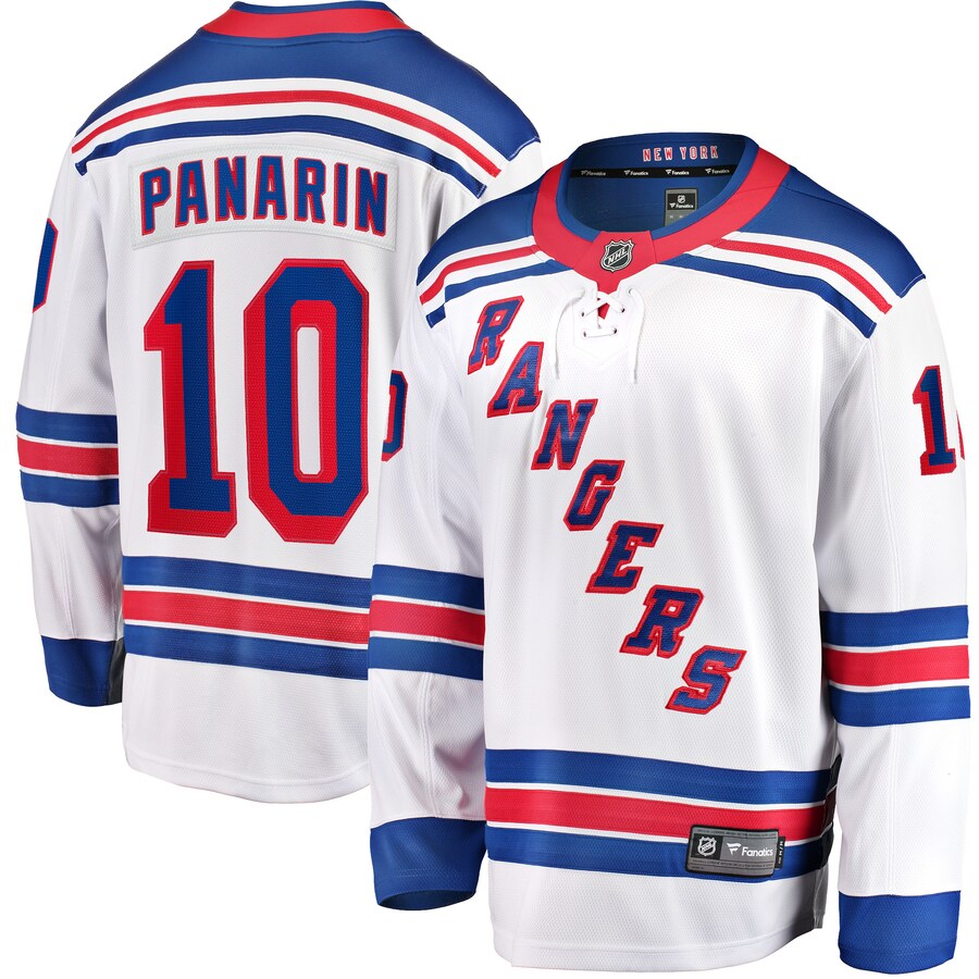 Men's New York Rangers Artemi Panarin Fanatics Branded White Away Premier Breakaway Player Jersey - Ujersey NFL Shop