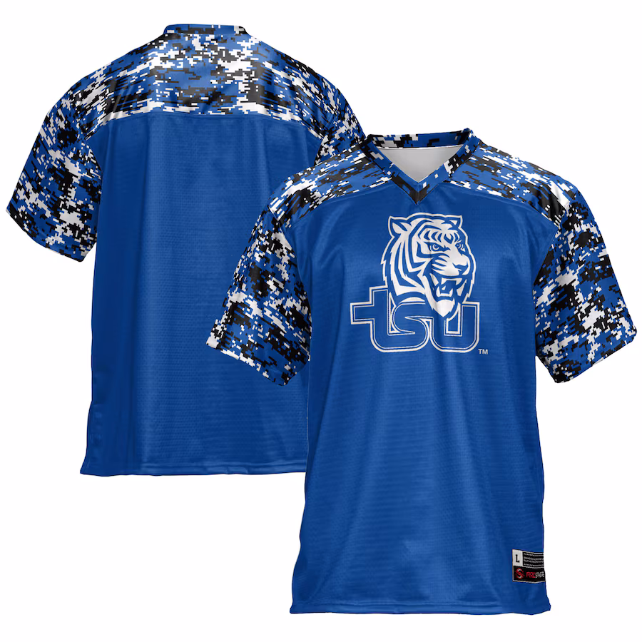 Men's GameDay Greats Royal Tennessee State Tigers Football Jersey - Ujersey