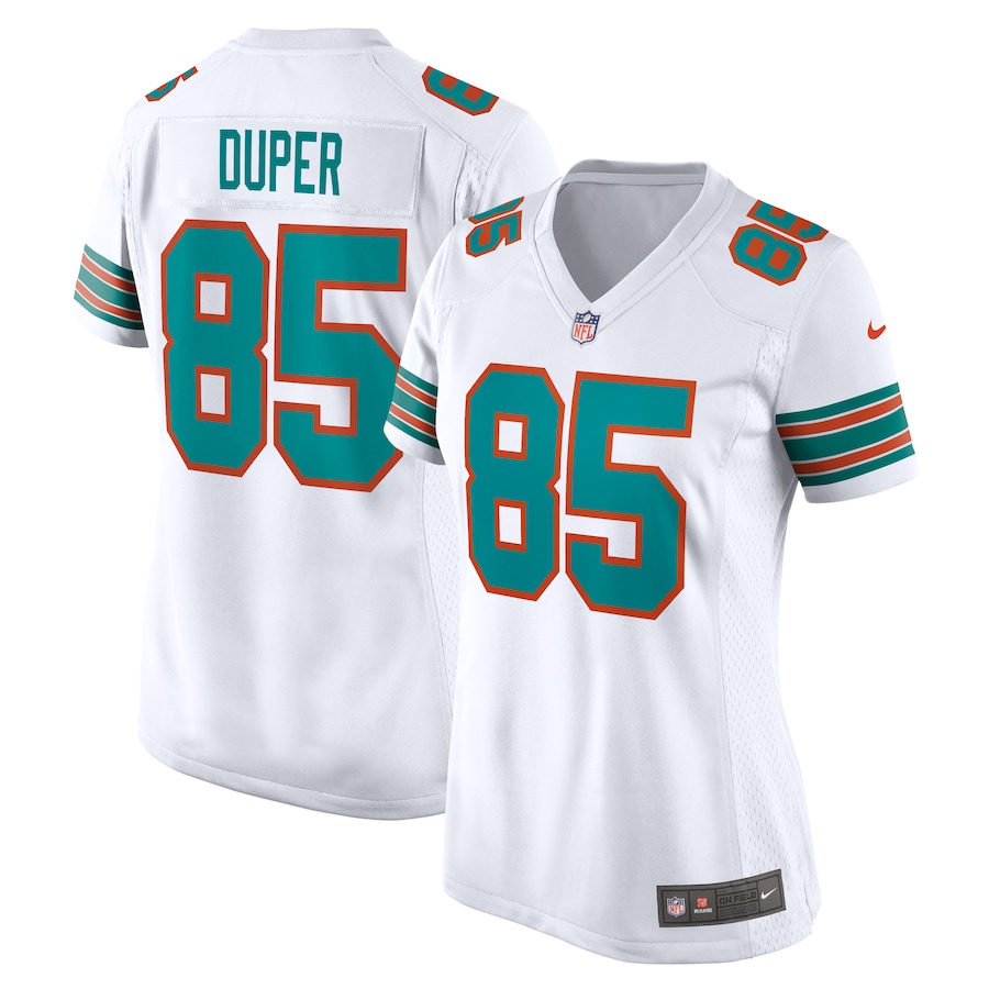 Women's Miami Dolphins Mark Duper Nike White Retired Player Jersey - Ujersey NFL Shop