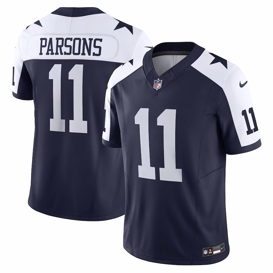 Men's Dallas Cowboys Micah Parsons Nike Navy Vapor F.U.S.E. Limited Jersey - Ujersey NFL Shop