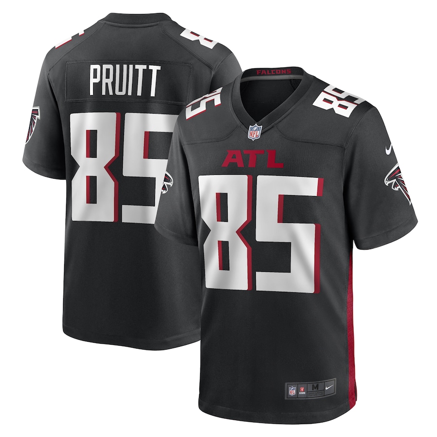 Men's Atlanta Falcons MyCole Pruitt Nike Black Game Player Jersey - Ujersey NFL Shop