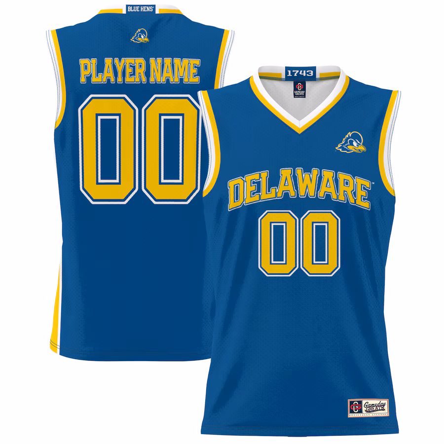 Delaware Fightin' Blue Hens NIL Pick-A-Player Lightweight Basketball Jersey - Royal - Ujersey