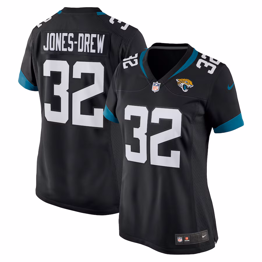 Women's Jacksonville Jaguars Maurice Jones-Drew Nike Black Game Retired Player Jersey - Ujersey NFL Shop
