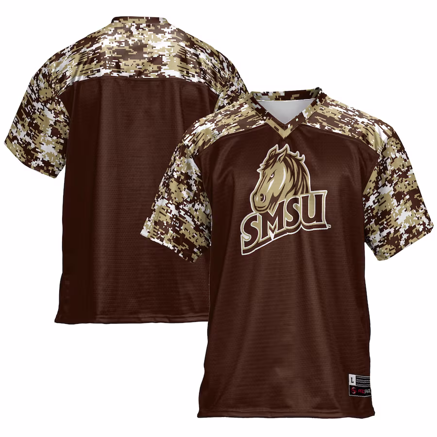 Southwest Minnesota State Mustangs GameDay Greats Football Jersey - Blue - Ujersey