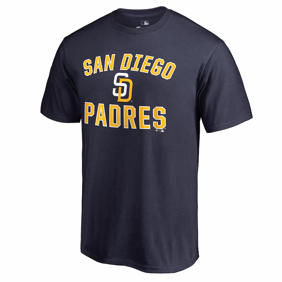Men's San Diego Padres Navy Victory Arch T-Shirt - Ujersey