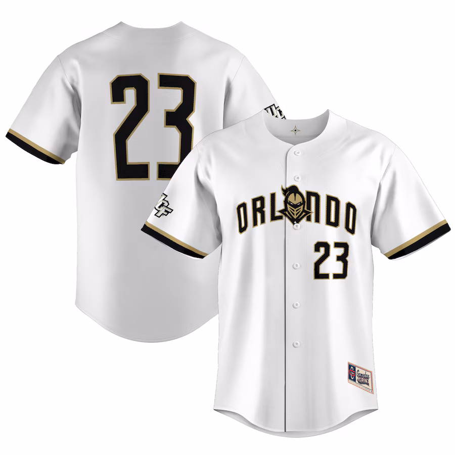 Unisex GameDay Greats #23 White UCF Knights Lightweight Baseball Replica Jersey - Ujersey NFL Shop