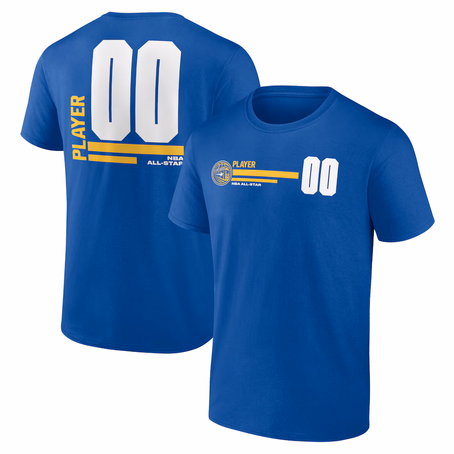 Men's Royal 2025 NBA All-Star Pick-A-Player T-Shirt - Ujersey