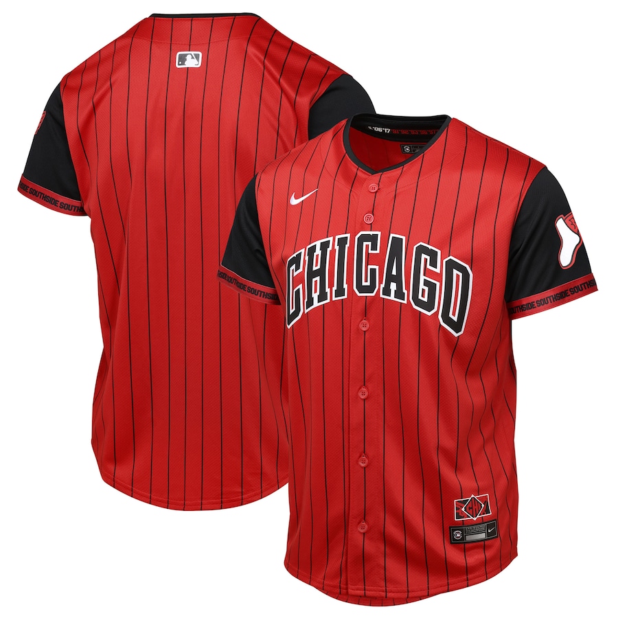 Youth Chicago White Sox  Red/Black 2025 City Connect Limited Jersey - Ujersey NFL Shop