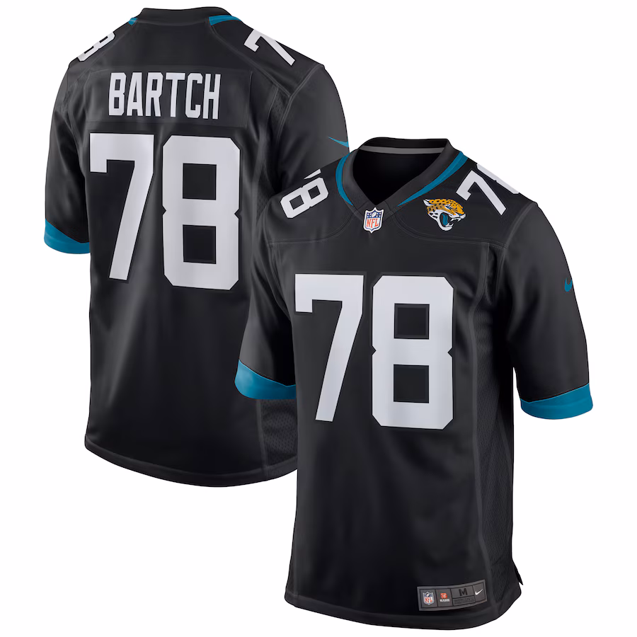 Men's Jacksonville Jaguars Ben Bartch Nike Black Game Jersey - Ujersey NFL Shop