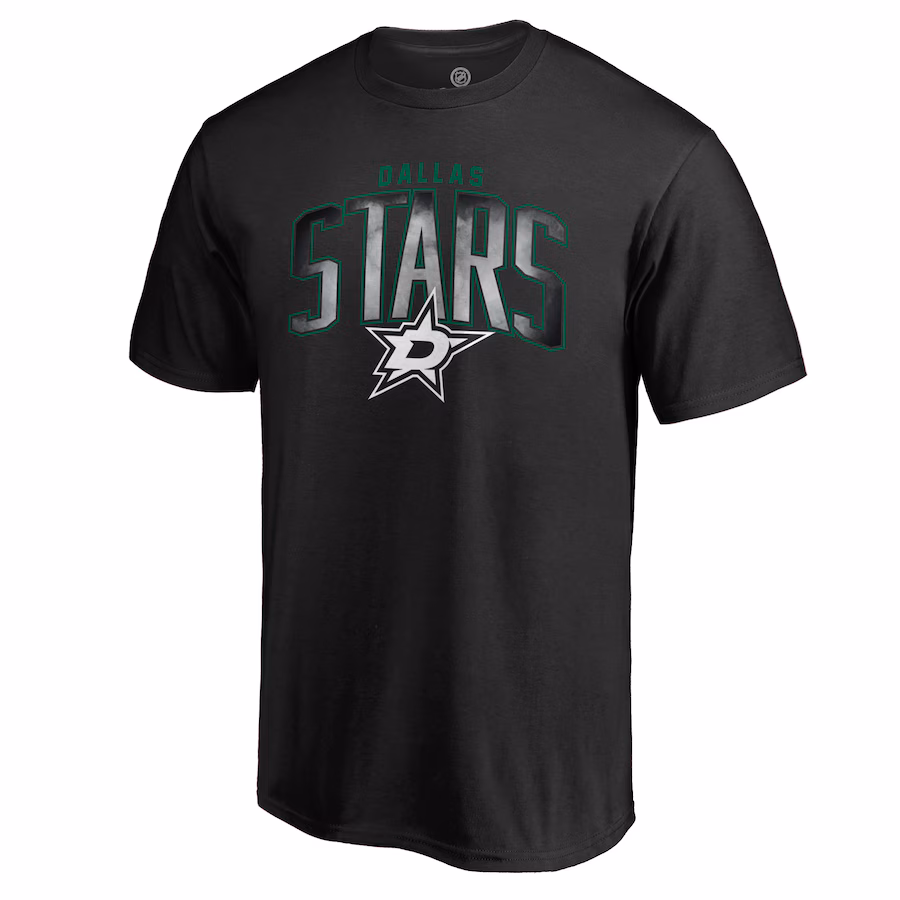 Men's Dallas Stars Black Arch Smoke T-Shirt - Ujersey NFL Shop