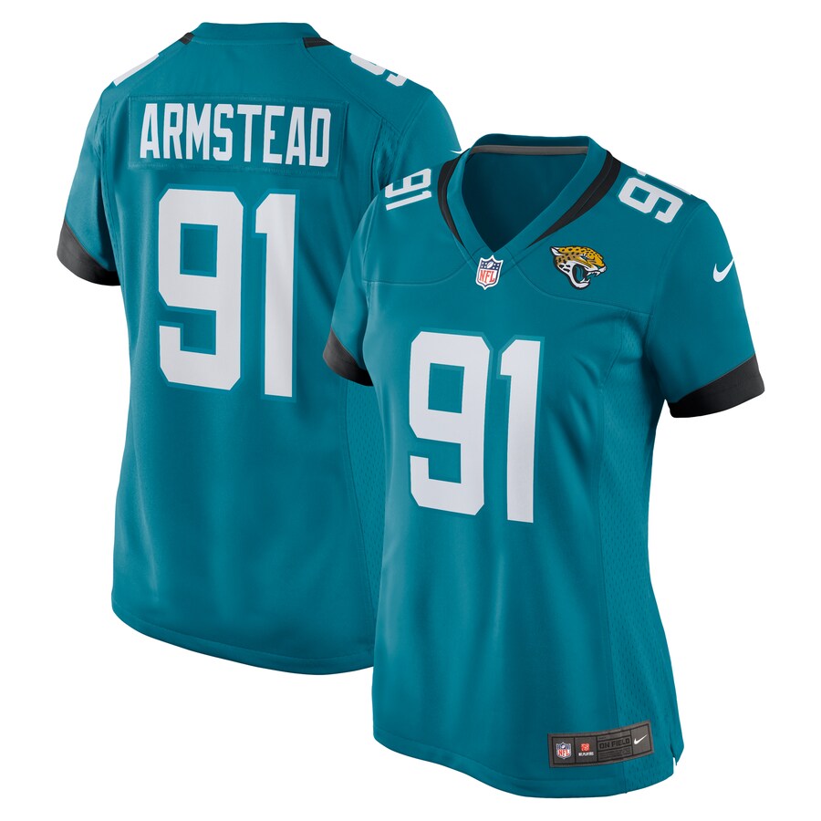 Women's Jacksonville Jaguars Arik Armstead Nike  Teal Team Game Jersey - Ujersey NFL Shop