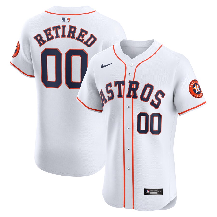 Men's Houston Astros Nike White Home Elite Pick-A-Player Retired Roster Jersey - Ujersey