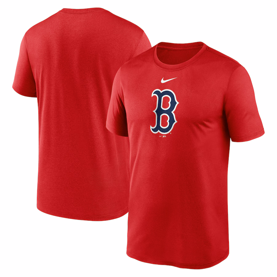 Men's Boston Red Sox Nike Red Legend Fuse Large Logo Performance T-Shirt - Ujersey