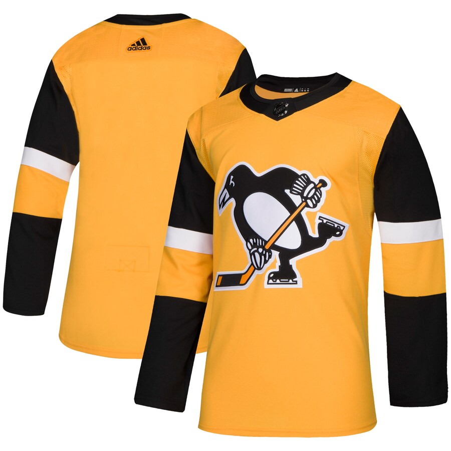 Men's Pittsburgh Penguins adidas Gold Alternate Authentic Jersey - Ujersey NFL Shop