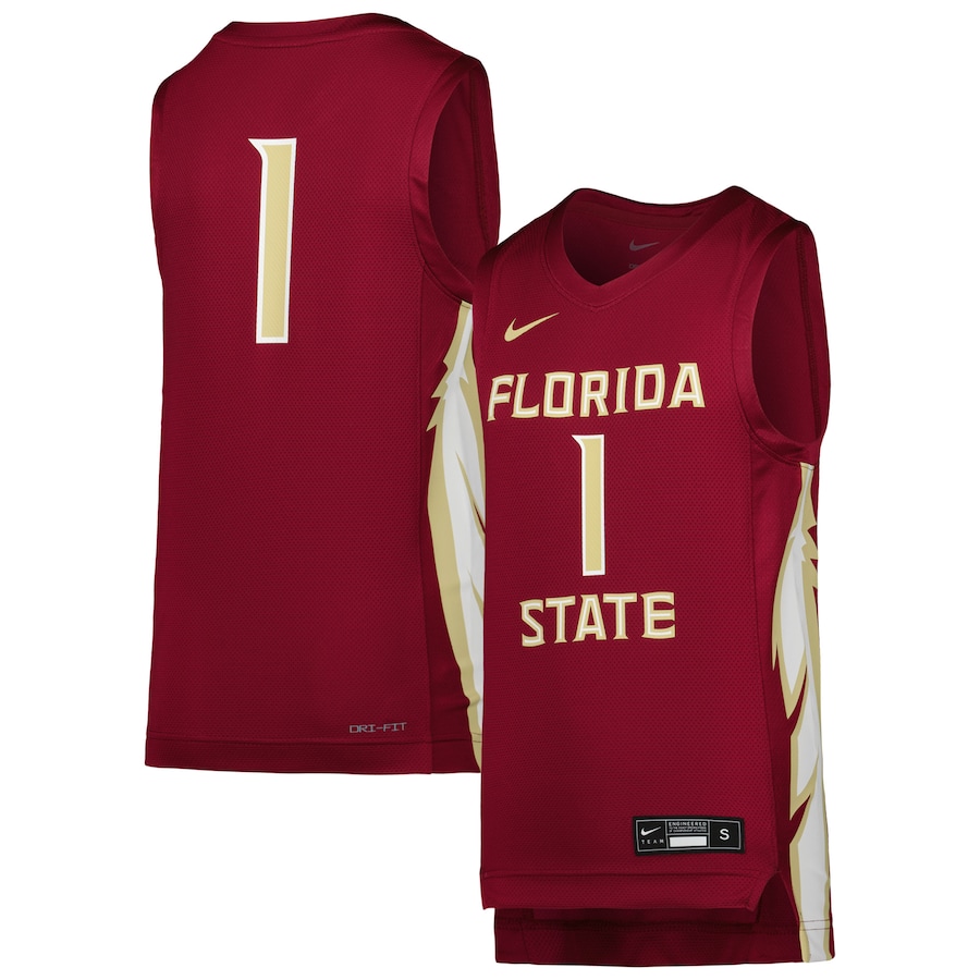 Youth Nike Garnet Florida State Seminoles Team Replica Basketball Jersey - Ujersey NFL Shop