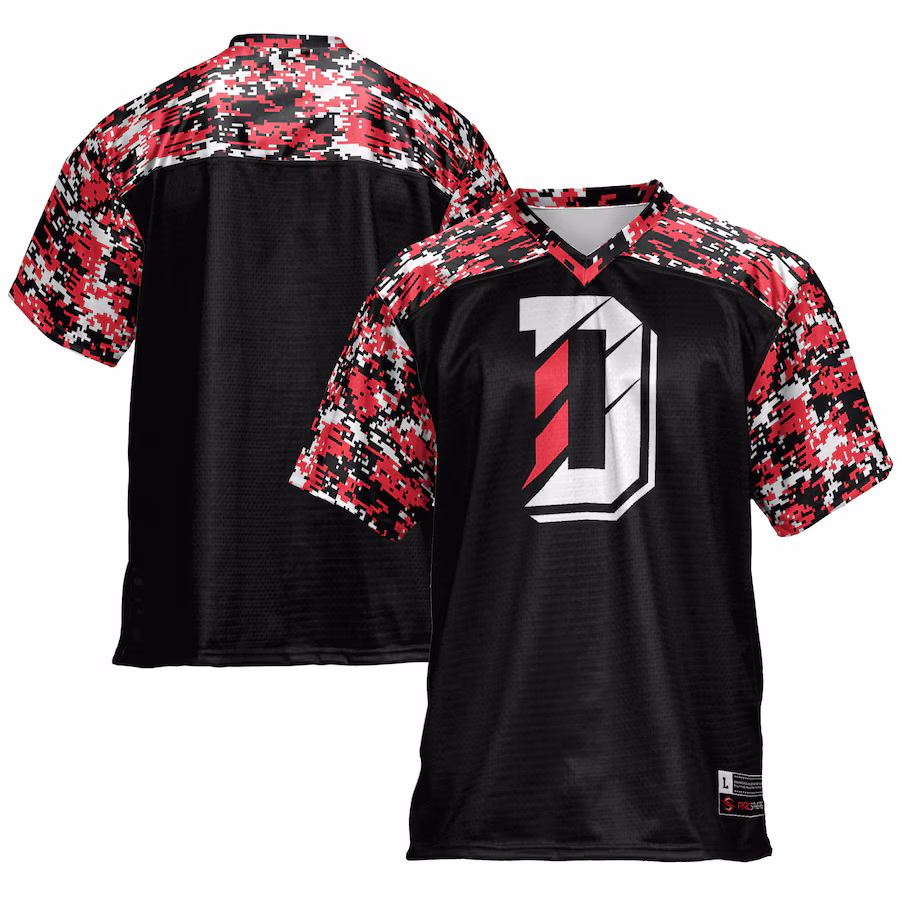 Men's GameDay Greats Black Davidson Wildcats Football Jersey - Ujersey
