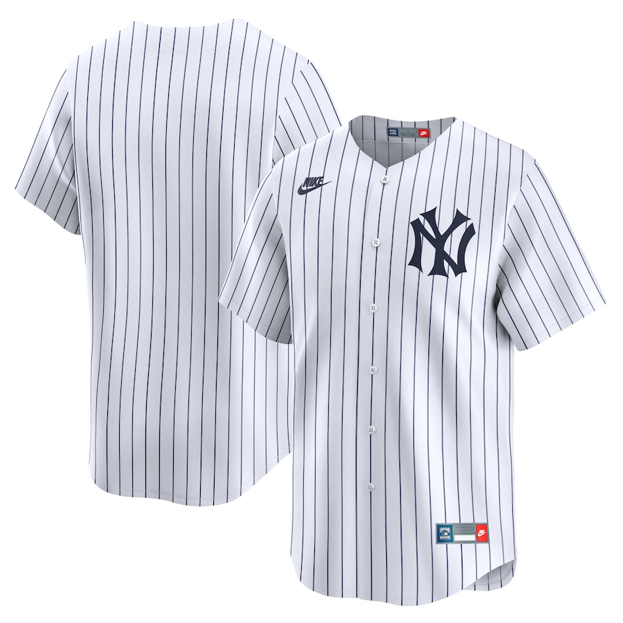 Men's New York Yankees Nike White Cooperstown Collection Limited Jersey - Ujersey NFL Shop