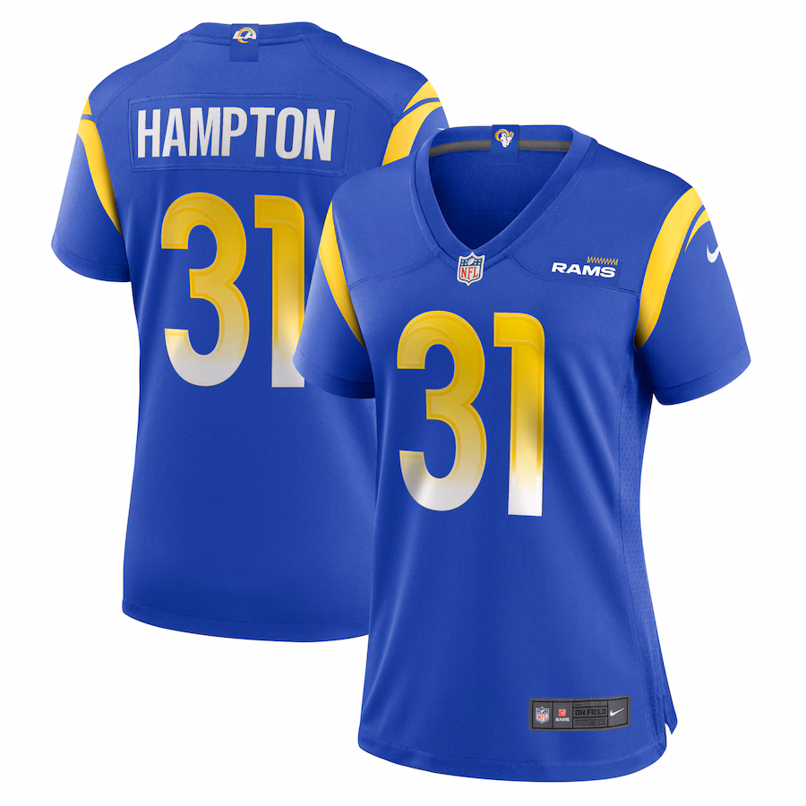 Women's Los Angeles Rams Nick Hampton Nike Royal Home Game Jersey - Ujersey NFL Shop