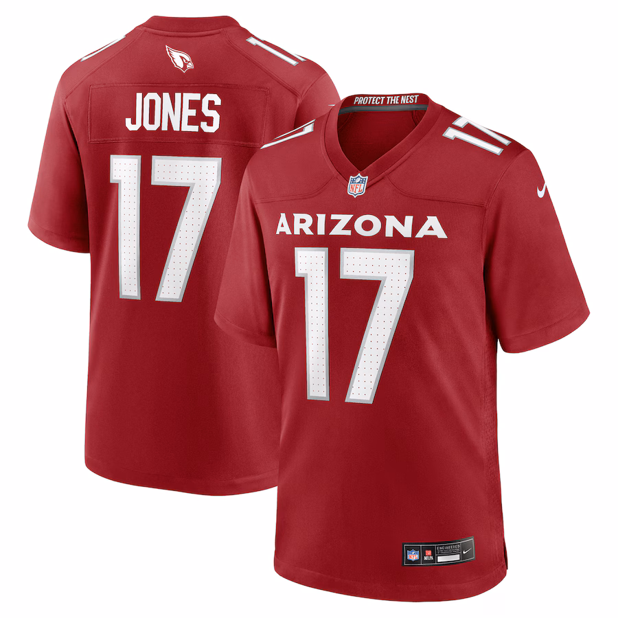 Men's Arizona Cardinals Zay Jones Nike Cardinal Team Game Jersey - Ujersey