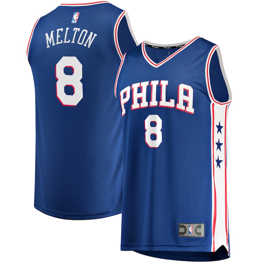 Men's Philadelphia 76ers De'Anthony Melton Fanatics Royal Fast Break Replica Jersey - Icon Edition - Ujersey NFL Shop
